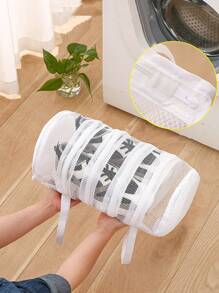 1 pieza Bolsa de lavandería zapato - Blanco - Ver 4