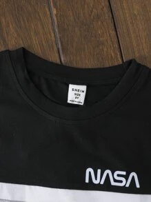 Boys Letter Graphic Colourblock Tank Top - Multicolor - View 6