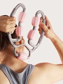 1入組可旋轉小腿肌肉按摩器 - 灰色 - 查看 2