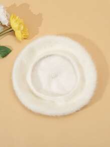 Chất rắn lông tơ Mũ nồi Mũ Thanh lịch - trắng - Xem 2