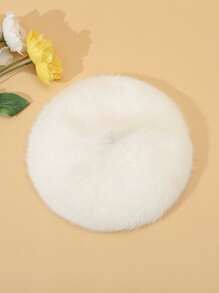 Chất rắn lông tơ Mũ nồi Mũ Thanh lịch - trắng - Xem 3