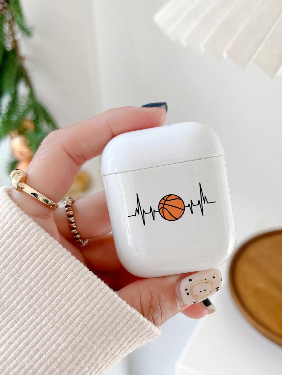 Vỏ in hình bóng rổ tương thích cho AirPods - Nhiều màu - Xem 1