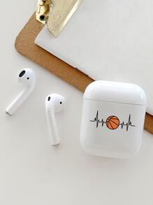 Vỏ in hình bóng rổ tương thích cho AirPods - Nhiều màu - Xem 3