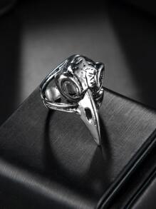 Hombres Anillo - Plata antigua - Ver 1