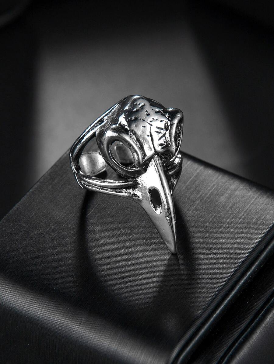 Hombres Anillo - Plata antigua - Ver 1