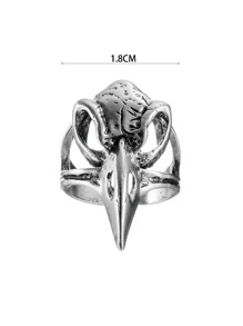 Hombres Anillo - Plata antigua - Ver 3