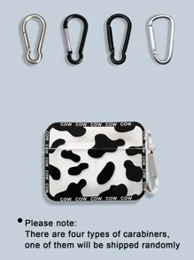 Animal Print 1pc Cow Pattern Case Compatible With AirPods Compatible With Airpods1/2 AirPods Pro - Multicolor - View 5