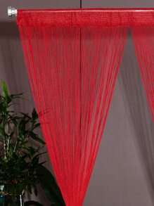1 pieza Cortina de puerta de hilo - Rojo - Ver 4