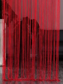 1 pieza Cortina de puerta de hilo - Rojo - Ver 6