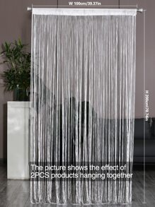 1 cái rèm cửa chuỗi rắn - trắng - Xem 5