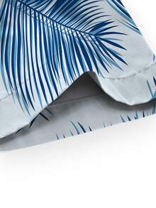 Men Tropical Print Shirt - Blue - View 5