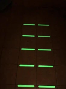 1卷夜光胶带 3M自粘胶带 夜视夜光警示安全舞台家居装饰胶带 - 薄荷綠 - 查看 3