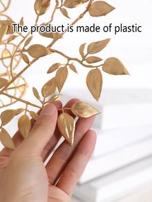 3pcs Christmas Artificial Leaf - Gold - View 5