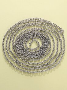 2米不鏽鋼十字鏈,適用於項鍊、耳環、手鍊diy製作