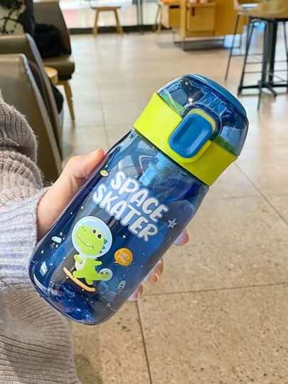 FQUAN 1入組恐龍印花平底無腳杯