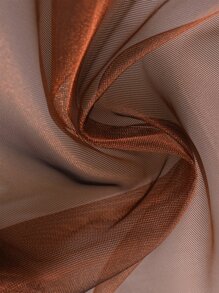 珠子裝飾窗帷 - 巧克力棕 - 查看 5