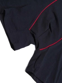 Hombres 3 piezas Calzoncillos boxer con estampado de letra - Negro - Ver 6