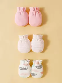 momscare 6pairs Baby Random Pattern Gloves