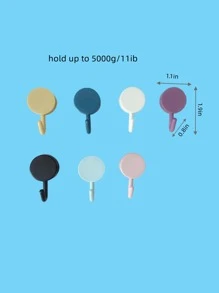 1pc Plastic Hook - Multicolor - View 2