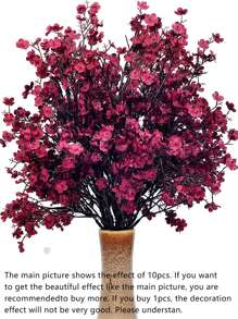 Hoa Anh Đào Hoa Giả Hơi Thở Của Em Bé Gypsophila Hoa Giả Tự Làm Trang Trí Đám Cưới Nhà Hoa Giả Chi Nhánh - Nhiều màu - Xem 4