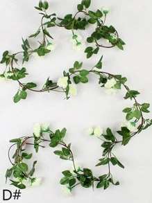 1pc Artificial Flower Vine Decoration - Multicolor - View 3