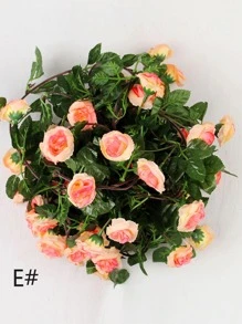 1pc Artificial Flower Vine Decoration - Multicolor - View 5