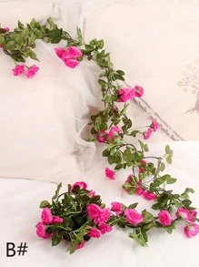 1pc Artificial Flower Vine Decoration - Multicolor - View 6