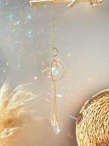 1 pieza Colgante de pared con diseño de luna cristal - Multicolor - Ver 2