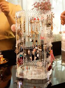 1pc Clear Jewelry Storage Rack - Clear - View 2