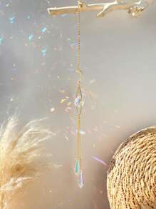 1 pieza Colgante de pared con diseño de luna cristal - Multicolor - Ver 5