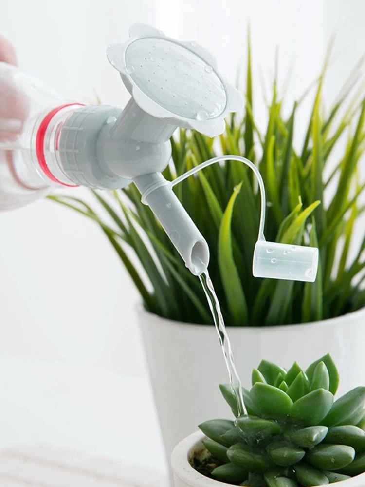 1pc Random  Color 2 In 1 Watering Can Nozzle, Creative Sunflower Design Multifunction Watering Sprinkler Head, For Home Garden