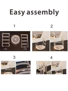 1pc Clear Jewelry Storage Rack - Clear - View 6