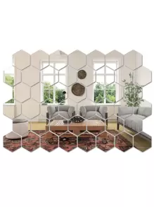 45入組鏡面牆貼 - 銀色 - 查看 1