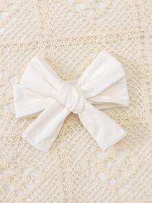 Baby Girl Casual Strawberry Print Dress, Summer - White - View 3