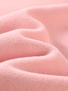 男孩花卉和字母圖案加絨內裏連帽衫