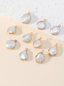 1pc Random Faux Pearl DIY Pendant - Multicolor - View 1