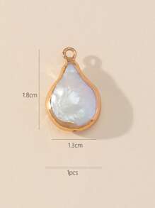 1pc Random Faux Pearl DIY Pendant - Multicolor - View 3