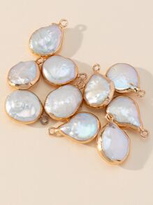 1pc Random Faux Pearl DIY Pendant - Multicolor - View 4