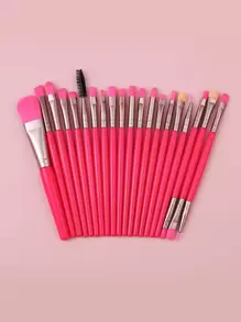 20 piezas Juego de brochas de maquillaje de pelo sintético premium, Juego de brochas para mezclar sombras de ojos, Herramientas cosméticas, Juego de brochas, Juego de brochas de maquillaje, Juego de maquillaje completo, Juego de brochas de maquillaje, Kit de maquillaje completo, Juego de brochas, Juego de brochas de maquillaje, Juego de regalo de maquillaje, Juego - Ver 1