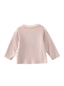 Toddler Girls Apple Print Tee - Baby Pink - View 2