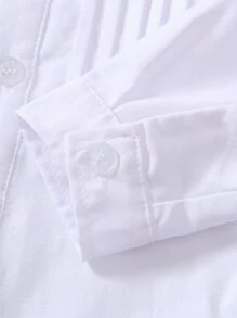 Baby Boy Bow Front Shirt & Suspender Pants - Multicolor - View 5