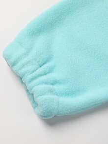 YINGZIFANG Toddler Boy Colourblock Letter Patched Detail Zipper Front Coat - Multicolor - View 5