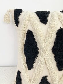 Vỏ đệm trang trí Tufted Tua rua không có chất độn - Nhiều màu - Xem 2