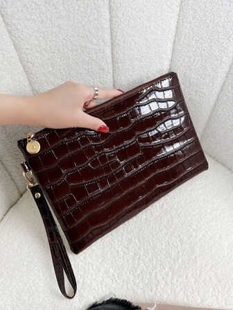 Krokodiltryck Elegant Clutchväskor