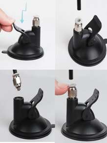 1pc Suction Cup Feather Decor Cat Teaser Stick, Interactive Cat Feather Toy, Cat Wand Toy And Natural Feather Teaser Replacement With Bell - Multicolor - View 6