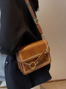 Túi vuông có nắp vuông nhỏ gọn, đơn giản dành cho doanh nhân dành cho nữ tuổi teen Sinh viên đại học, tân binh và nhân viên cổ trắng Hoàn hảo cho văn phòng, trường đại học, công việc, kinh doanh, đi làm, ngoài trời, du lịch, đi chơi - Nhiều màu - Xem 2