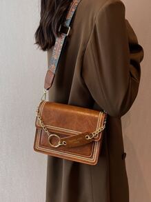 Túi vuông có nắp vuông nhỏ gọn, đơn giản dành cho doanh nhân dành cho nữ tuổi teen Sinh viên đại học, tân binh và nhân viên cổ trắng Hoàn hảo cho văn phòng, trường đại học, công việc, kinh doanh, đi làm, ngoài trời, du lịch, đi chơi - Nhiều màu - Xem 4