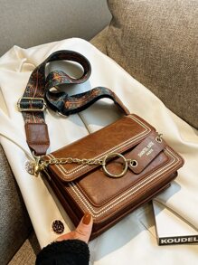 Túi vuông có nắp vuông nhỏ gọn, đơn giản dành cho doanh nhân dành cho nữ tuổi teen Sinh viên đại học, tân binh và nhân viên cổ trắng Hoàn hảo cho văn phòng, trường đại học, công việc, kinh doanh, đi làm, ngoài trời, du lịch, đi chơi - Nhiều màu - Xem 8