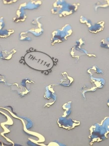 FULL BEAUTY 2 láminas de pegatinas de uñas con diseño de mármol para uñas, pegatinas de uñas para bricolaje pegatinas de uñas
pegatinas uñas
uñas pegatina
calcomanías para uñas decoración de uñas pegatinas de uñas pegatinas para uñas etiqueta engomada - Plateado - Ver 3