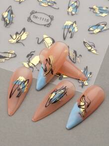 FULL BEAUTY 2 láminas de pegatinas de uñas con diseño de mármol para uñas, pegatinas de uñas para bricolaje pegatinas de uñas
pegatinas uñas
uñas pegatina
calcomanías para uñas decoración de uñas pegatinas de uñas pegatinas para uñas etiqueta engomada - Plateado - Ver 7